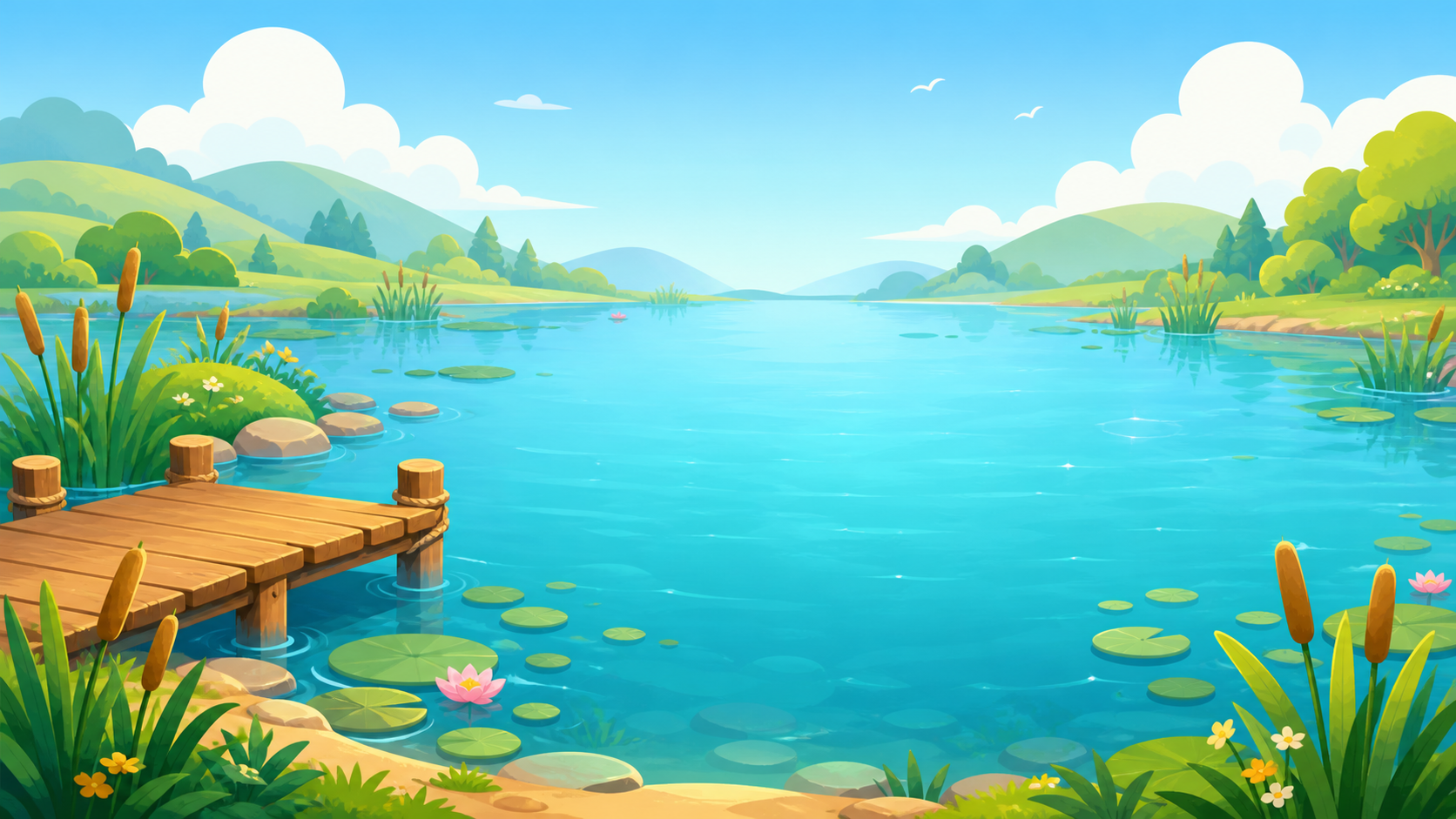 水獭湖场景
